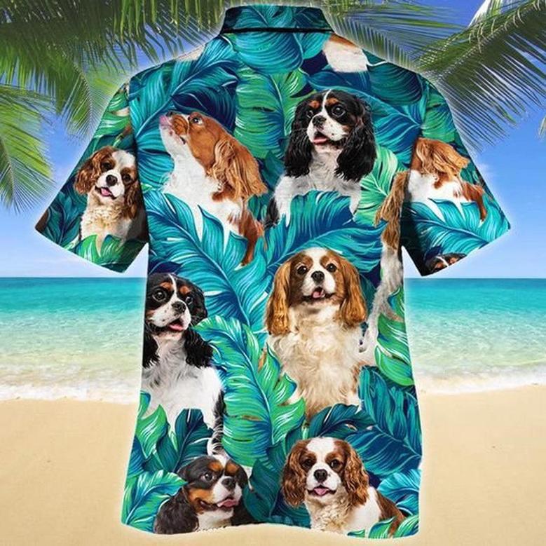 Cavalier King Charles Spaniel Dog Lovers Hawaiian Style For Summer Hawaiian Shirt, Farm Hawaiian Shirt, Farmer Hawaii