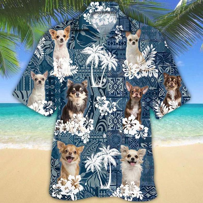 Chihuahua Hawaiian Shirt, Dog In Hawaii Aloha Shirts For Men And Woman