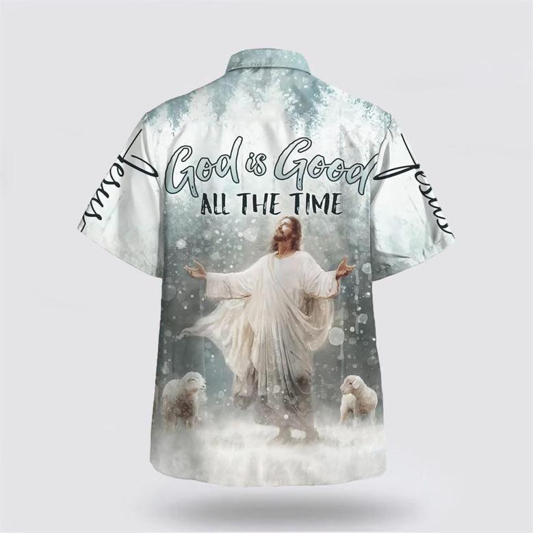 Christian Hawaiian Shirt, God Is Good All The Time Jesus Hawaiian Shirt