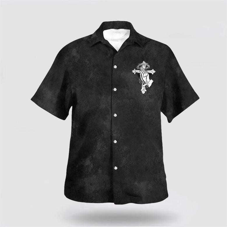 Christian Hawaiian Shirt, Prayer Warriors With Cross Christian Faith Summer Hawaiian Shirt