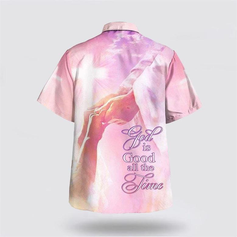 Christian Hawaiian Shirt, God Is Good All The Time Take My Hand God Religion Hawaiian Shirt