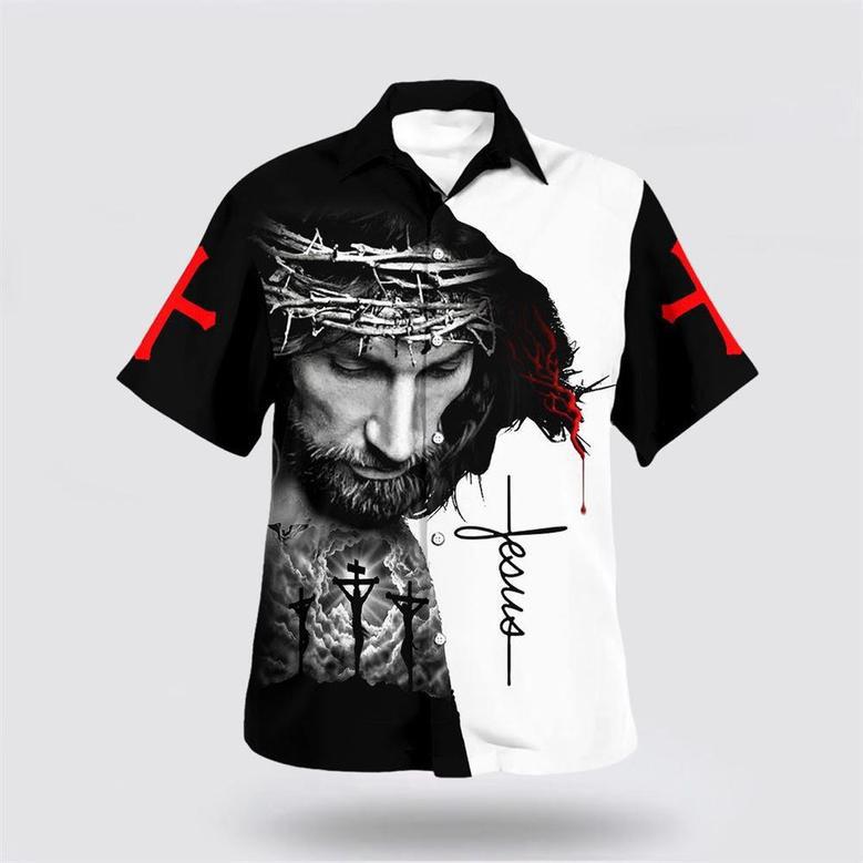 Christian Hawaiian Shirt, Fully Vaccinated By The Blood Of Jesus Hawaiian Shirt