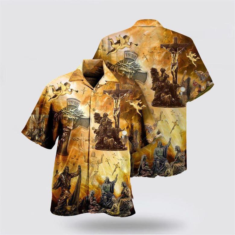 Christian Hawaiian Shirt, Jesus Is My Savior Hawaiian Shirts, Jesus Aloha Shirt