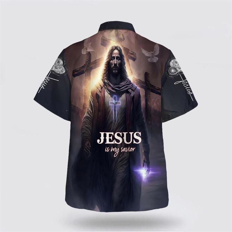 Christian Hawaiian Shirt, Jesus Is My Savior Hawaiian Shirt, The Resurrection Of Jesus Christ Hawaiian Shirts