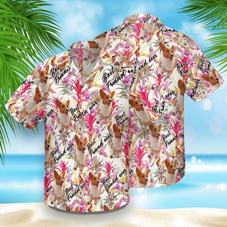 Corgi Hawaiian Shirt, Aloha Button Down Hawaii Shirts, Gift For Pet Lovers