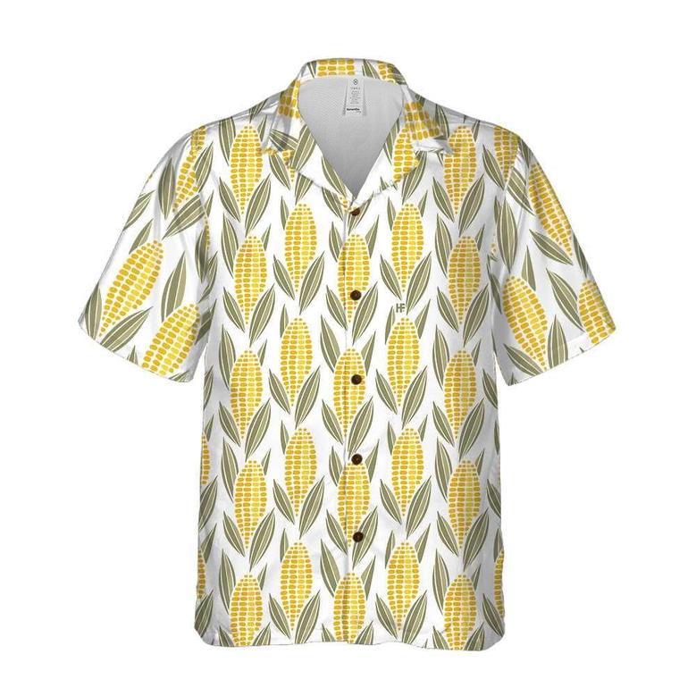 Corn Cob Maize All Over Printed Hawaiian Shirt, Farm Hawaiian Shirt, Farmer Hawaii