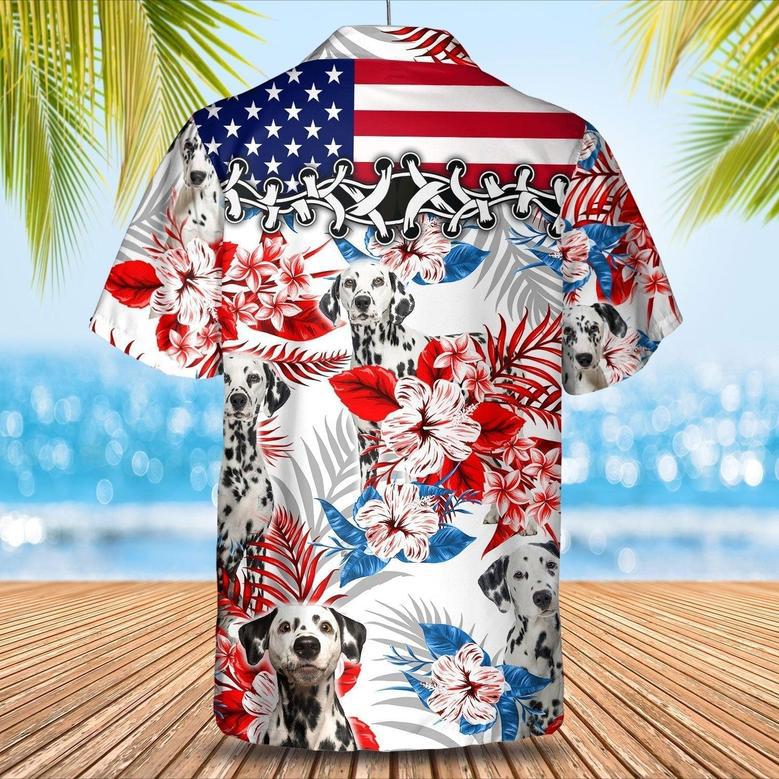 Dalmatian Hawaiian Shirt For Summer, Dog Hawaii Aloha Shirt Short Sleeve, Gift For Dalmatian Lovers