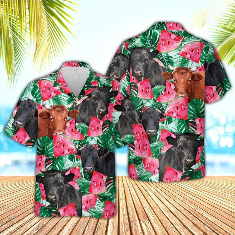 Dexter Watermelon Hawaiian Shirt, Farm Hawaiian Shirt, Farmer Hawaii