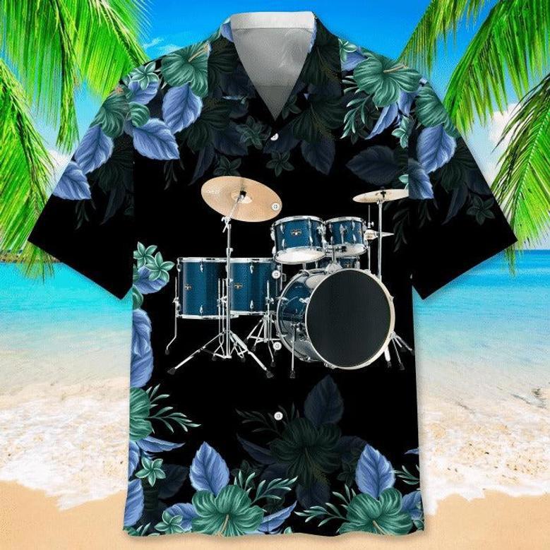 Drum Nature Hawaiian Shirt, Drummer Hawaiian Shirts For Summer, Gift To Drummer