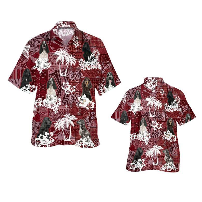 English Cocker Spaniel Hawaiian Shirt, Hawaii Aloha Beach Shirt