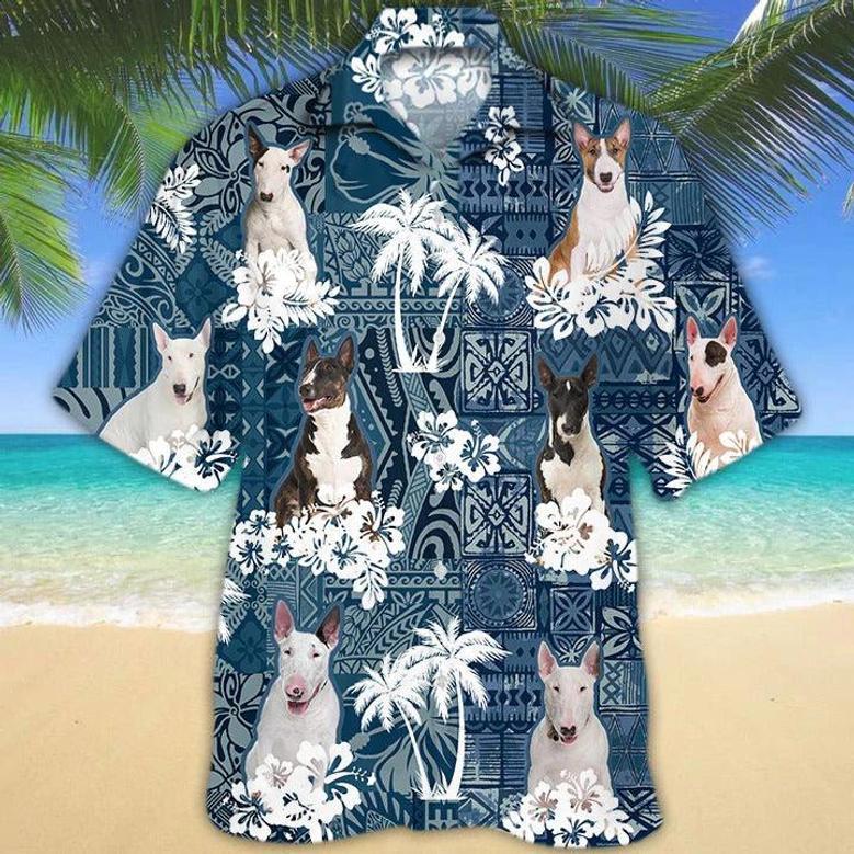 Full Printed Dog In Hawaiian Beach Shirts, Hawaii Aloha Summer Shirts For Dog Lover, Dog Hawaiian Shirt