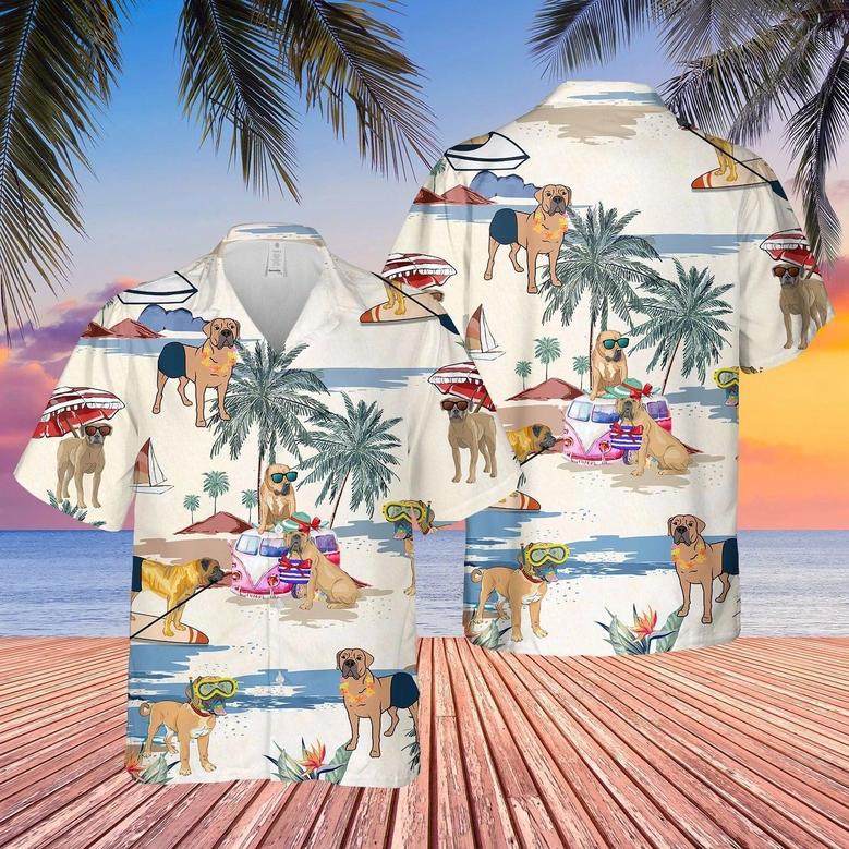 Full Printed Dog Summer Beach Hawaiian Shirt, Hawaii Aloha Shirt For Summer Travel, Gift To Dog Lovers, Dog Hawaii Shirt