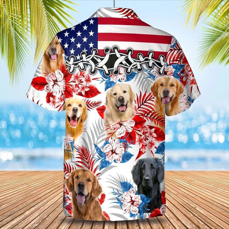 Golden Retriever Hawaiian Shirt, Aloha Beach Shirt For Dog Lover, Summer Cool Hawaii Shirts For Adult