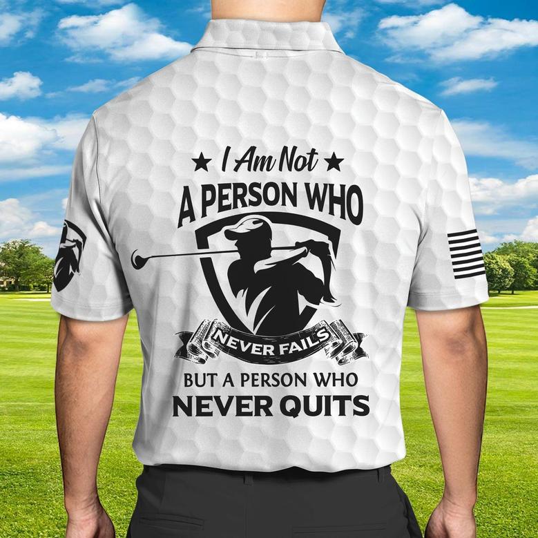 Golf Polo Shirt Golf Never Quit Personalized Name Golf Polo Shirt Gifts For Golf Lovers