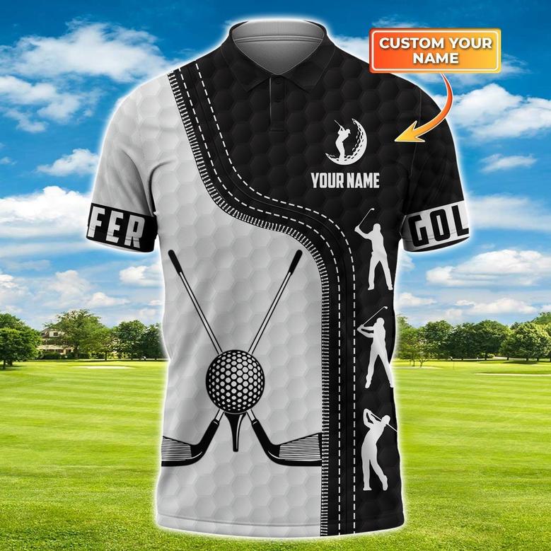 Golf Polo With Customized Name Sports Polo Shirt Polo Shirt For Golf Lovers