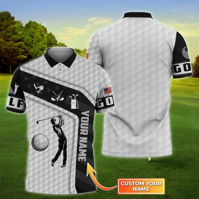 Golfer Outfit Golf Lovers Polo Shirt Personalized Name Polo Shirt