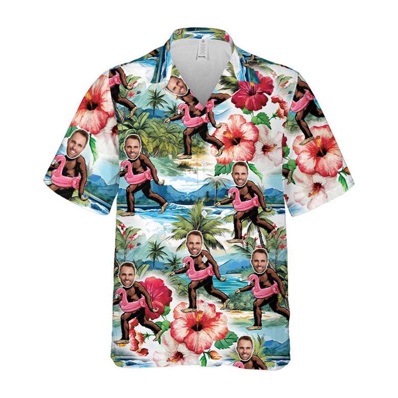 Hawaiian Aloha Shirts Funny Gorilla Custom Face