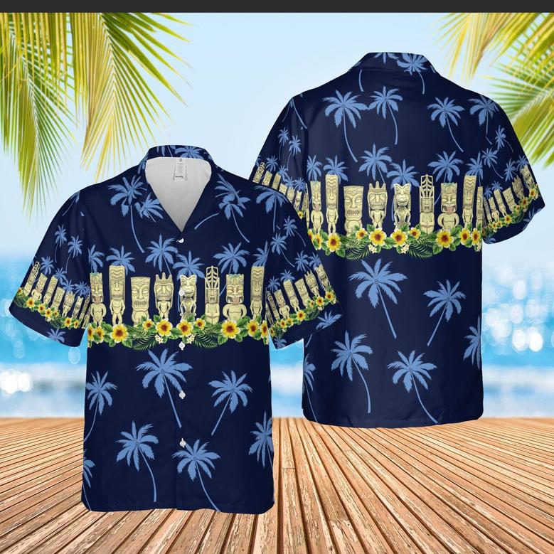 Hawaiian Aloha Shirts Lucky Tiki