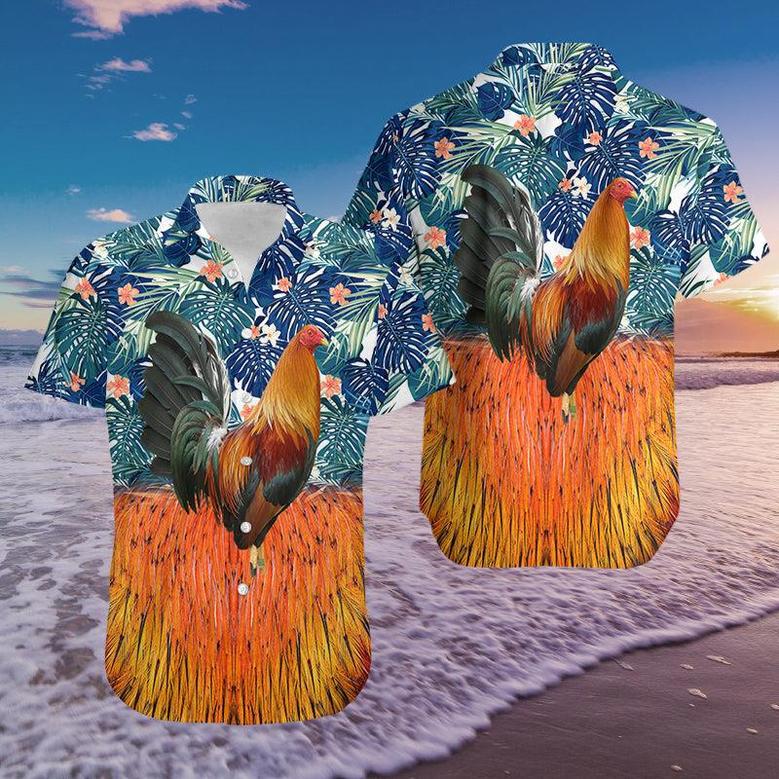 Hawaiian Aloha Shirts Rooster