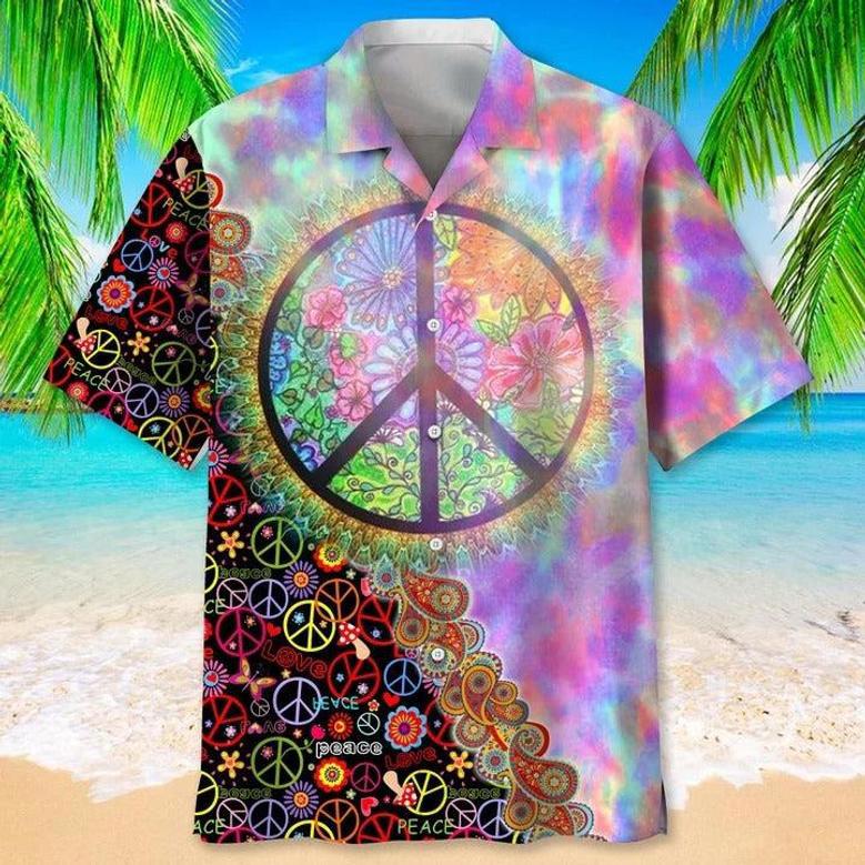 Hippie Bekind Hawaiian Shirts For Men And Woman, Hawaiian Shirt For Hippie, Hippie Art On Aloha Beach Shirt