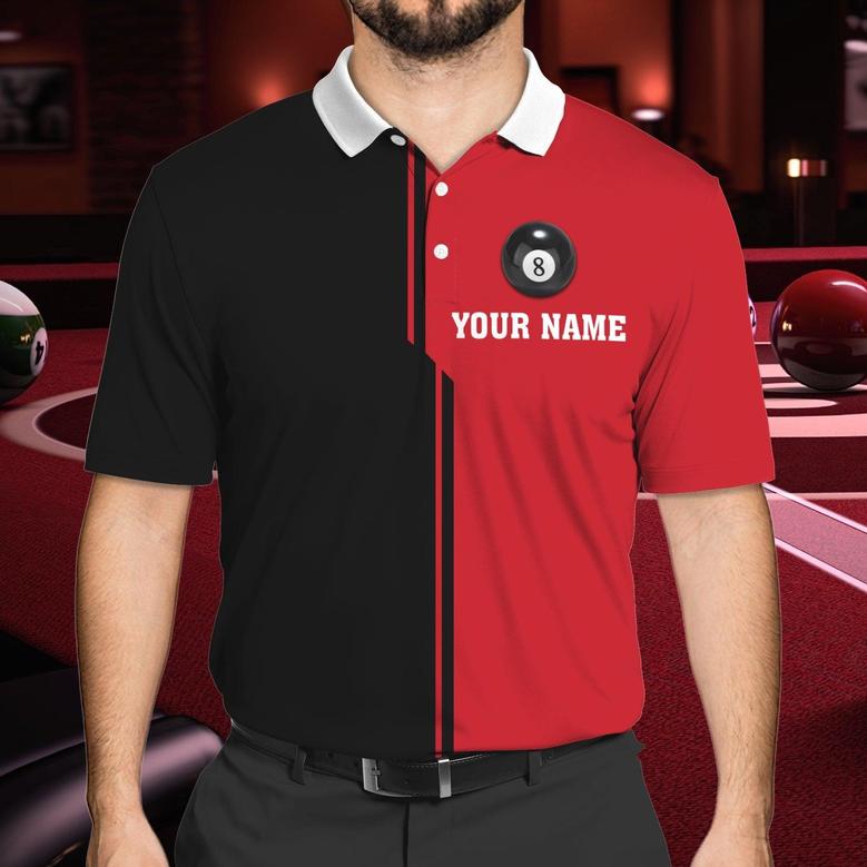 Just The Tip Billiards Personalized Name Polo Shirt Billiard Polo Shirt With Custom Name