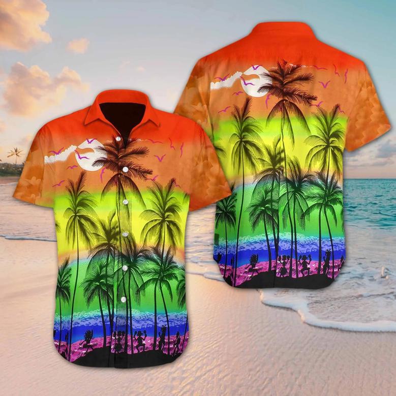 Lgbt Beach Beautiful Natural Beauty Design Hawaiian Shirt