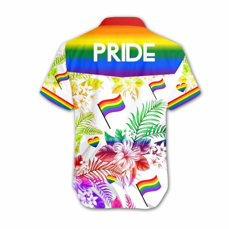 Lgbt Pride Love Is Love Vivid Design Hawaiian Shirt