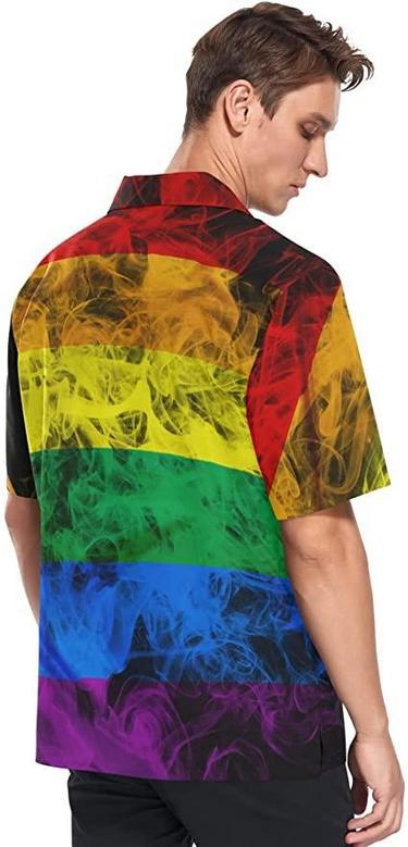 Lgbtq Hawaiian Shirts Short Sleeve Summer Beach, Gift For Pride Month, Hawaii Shirt For Gaymer