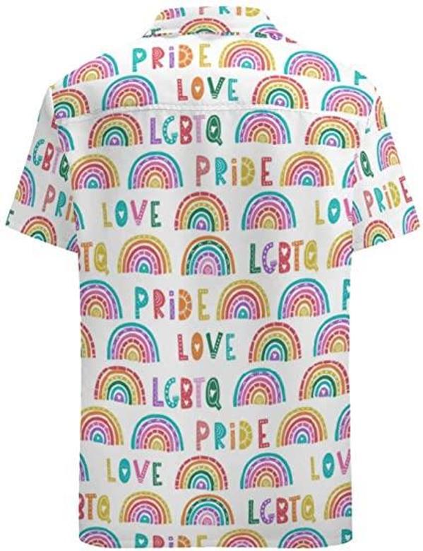 Lgbtq Pride Hawaiian Shirt, Pride Month Clothing, Gay Pride Apparel, Hawaii T Shirt For Gaymer