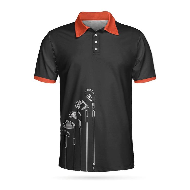 Life Is Full Of Important Choices Golf Clubs Polo Shirt, Black Golfing Polo Shirt, Best Golf Shirt For Men Coolspod