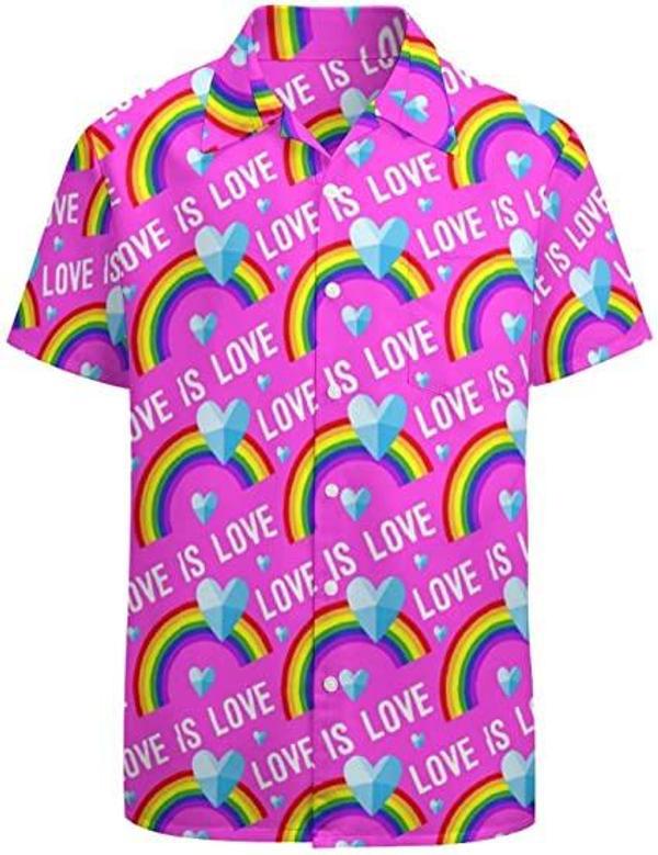 Love Is Love Pride Hawaii Shirts For Gay Man, Lesbian Love Hawaiian Shirt, Gift For Lgbtq Pride Month