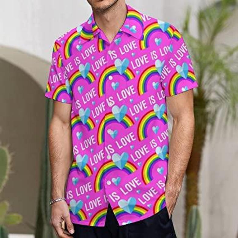 Love Is Love Pride Hawaii Shirts For Gay Man, Lesbian Love Hawaiian Shirt, Gift For Lgbtq Pride Month