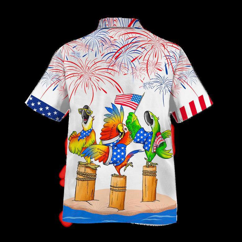 Parrot Hawaiian Shirts - Independence Day Is Coming, Funny Independence Day Gift, Of July Funny Hawaii Shirt