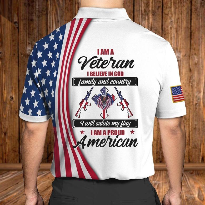 Personalized Name Us Veteran Polo Shirt Gift For Veteran