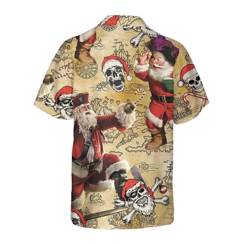 Pirate Santa Claus Hawaiian Shirt, Xmas Hawaiian Shirts