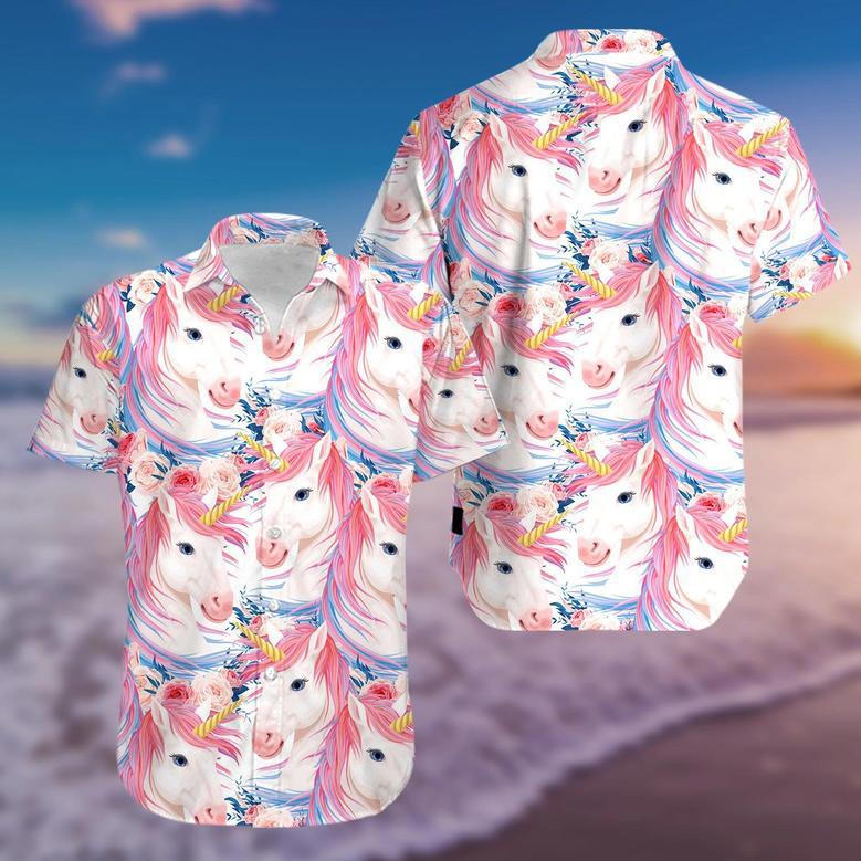 Unicorn Flower Magical Aloha Hawaiian Shirts