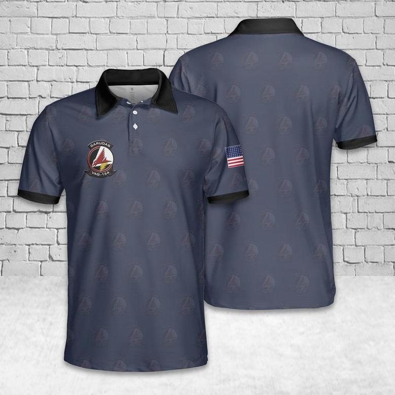 Us Navy Electronic Attack Squadron 134 Polo Shirt, Veteran Polo Shirt
