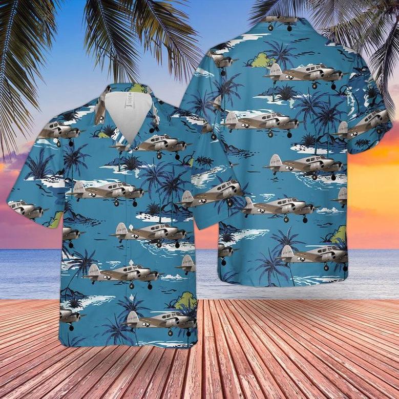 Us Navy Hawaiian Shirt, Us Navy Cessna Bobcat Hawaiian Shirt, Military Hawaiian Shirt