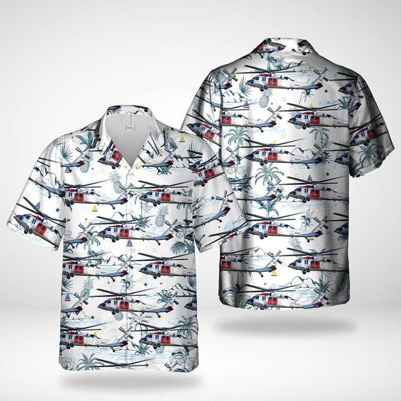 Us Navy Hawaiian Shirt, Us Navy Knighthawk Search And Rescue Hawaiian Shirt, Military Hawaiian Shirt