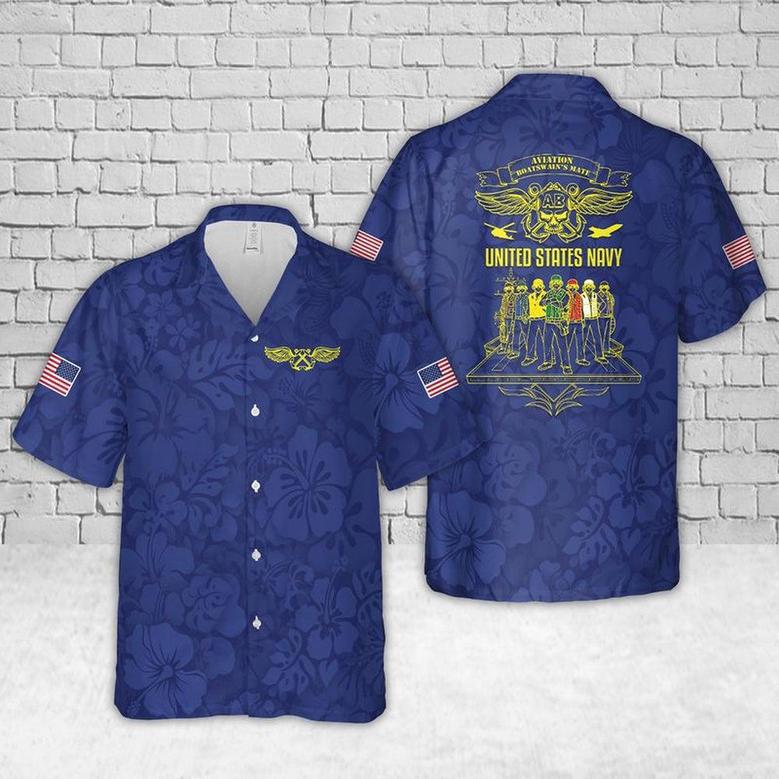 Us Navy Hawaiian Shirt, Us Navy Ab Hawaiian Shirt, Military Hawaiian Shirt