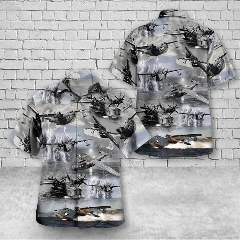 Us Navy Hawaiian Shirt, Us Navy Mariner Hawaiian Shirt, Military Hawaiian Shirt