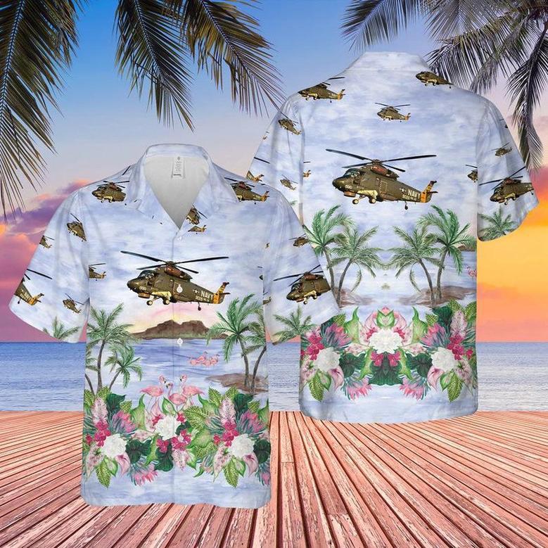 Us Navy Hawaiian Shirt, Us Navy Kaman Super Seasprite Hawaiian Shirt, Military Hawaiian Shirt