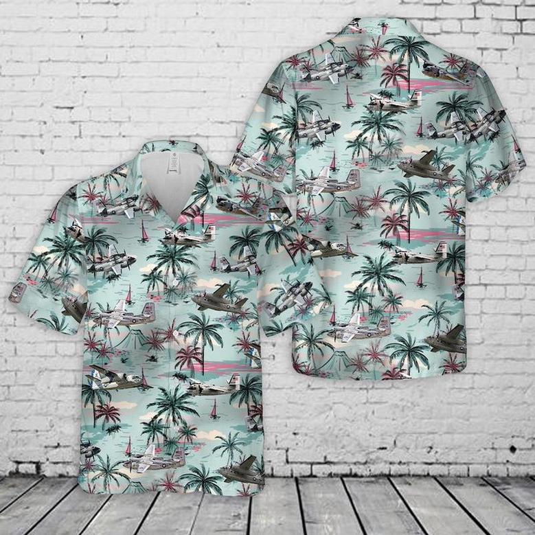 Us Navy Hawaiian Shirt, Us Navy Grumman Trader Hawaiian Shirt, Military Hawaiian Shirt