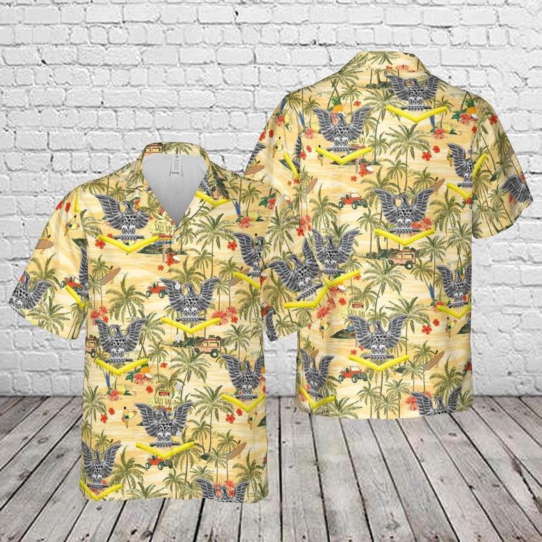 Us Navy Hawaiian Shirt, Us Navy Petty Officer Third Class Hawaiian Shirt, Military Hawaiian Shirt