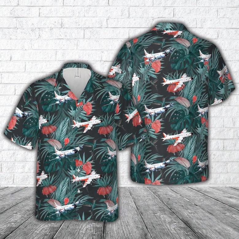 Us Navy Hawaiian Shirt, Us Navy Lockheed Orion 150500 Hawaiian Shirt, Military Hawaiian Shirt