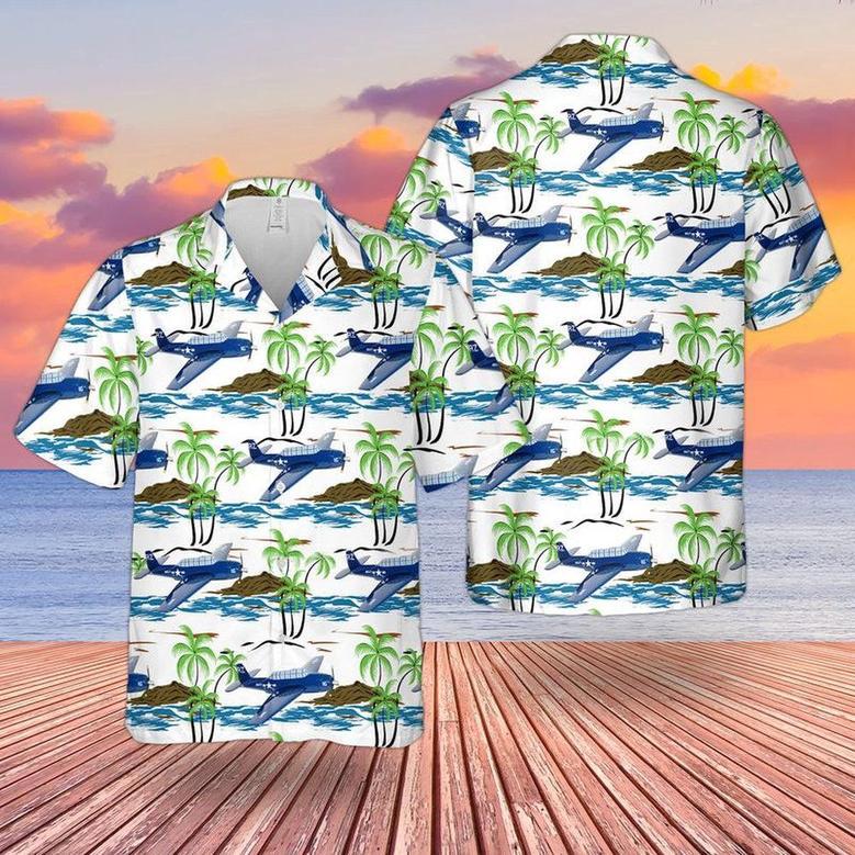 Us Navy Hawaiian Shirt, Us Navy Grumman Avenger Of Hawaiian Shirt, Military Hawaiian Shirt