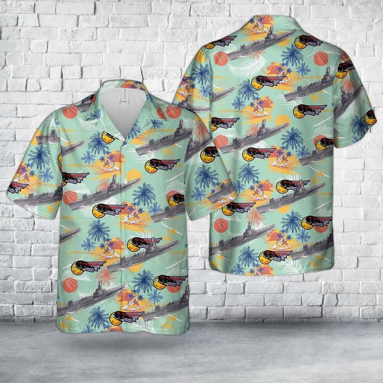 Us Navy Hawaiian Shirt, Us Navy Uss Toro Tench-Class Submarine Hawaiian Shirt, Military Hawaiian Shirt