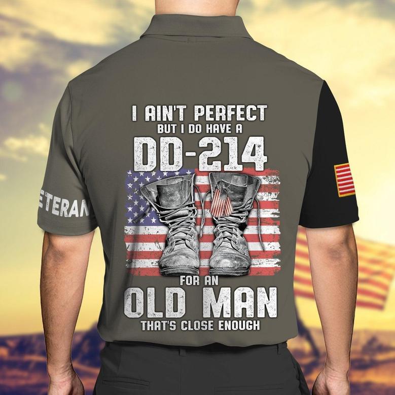 U.S Veteran Polo Shirt Shirt Personalized Name Polo Shirt Army Shirt