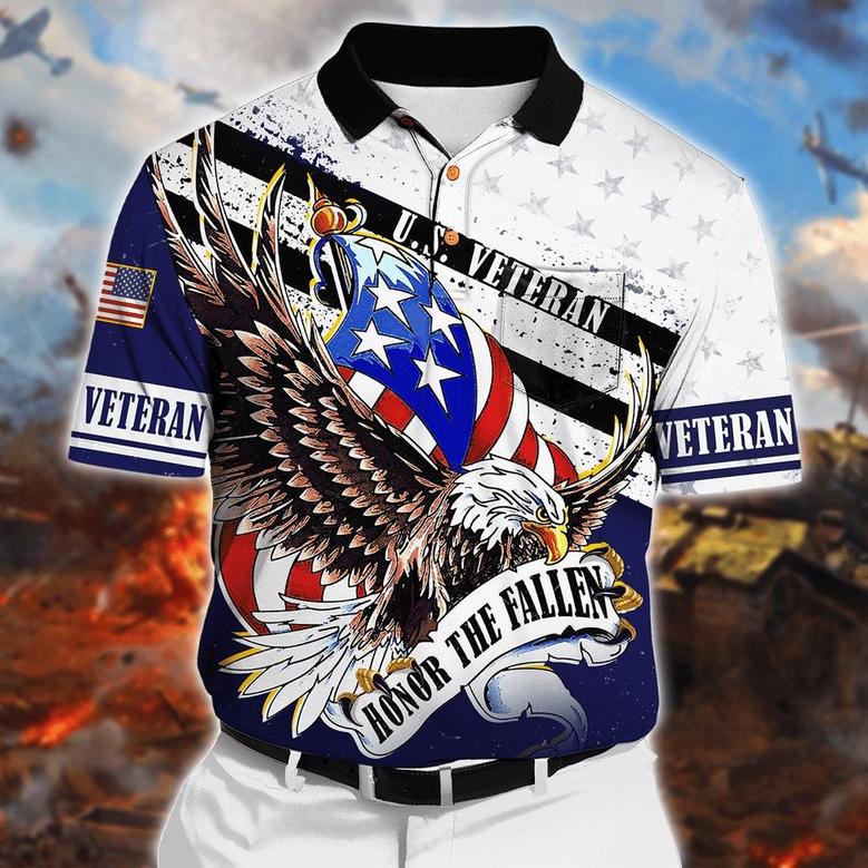 Veteran Polo Shirt, Honor The Fallen Polo Shirt