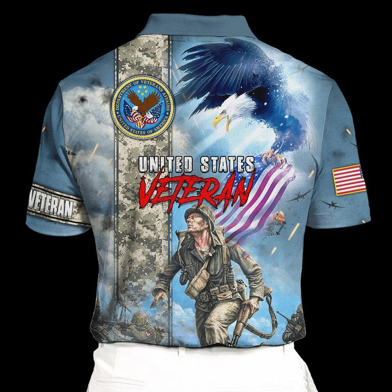Veteran Polo Shirt, Premium Us Veteran Polo Shirts